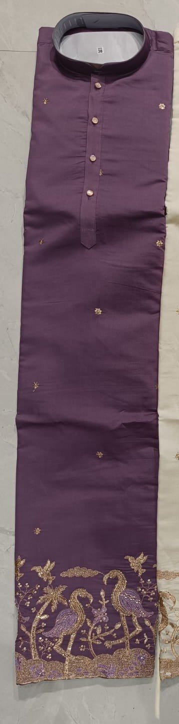 Flamingo Tree Daman Work Kurta - Image 2