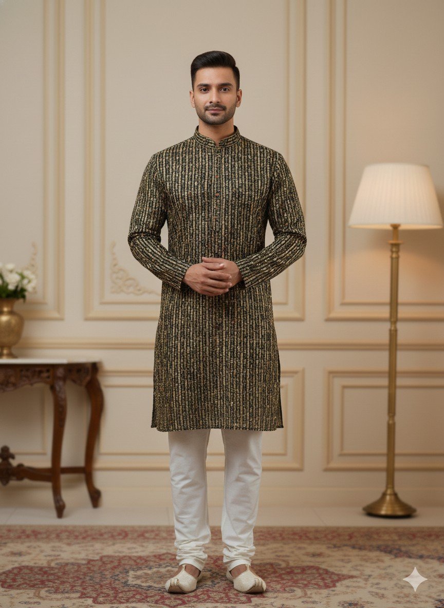 Malhar Embroidery Kurta
