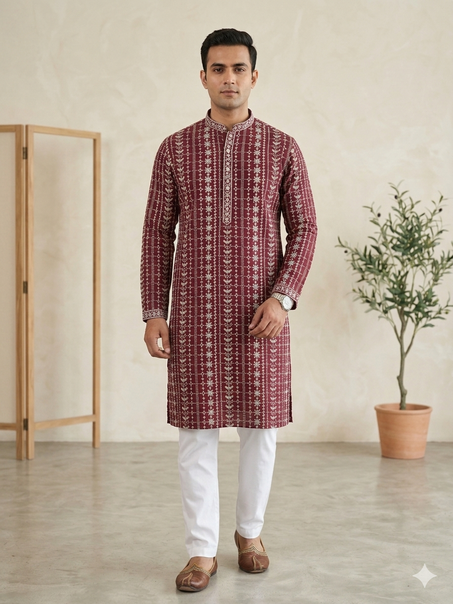 Starlight Embroidery Kurta