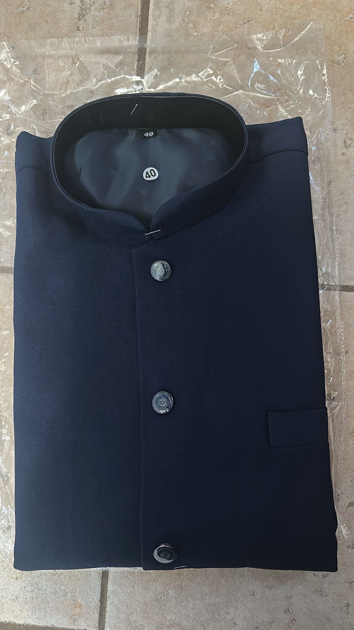 Plain Kurta Jacket - Image 3