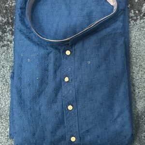 Royal Blue Lakhnavi Kurta