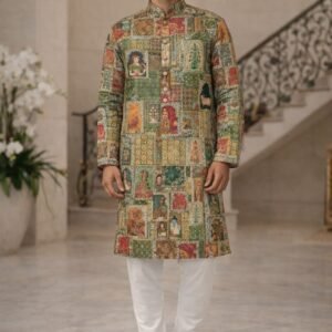 Camel Rani Printed Kurta