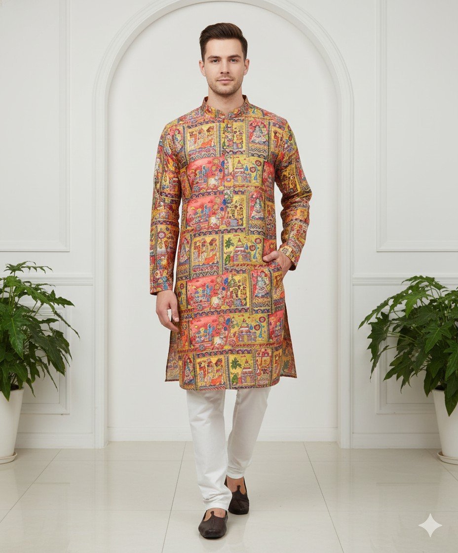 Cow People Printed Kurta