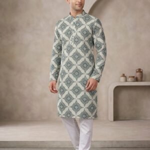 Mehandi Box 2 Printed Kurta
