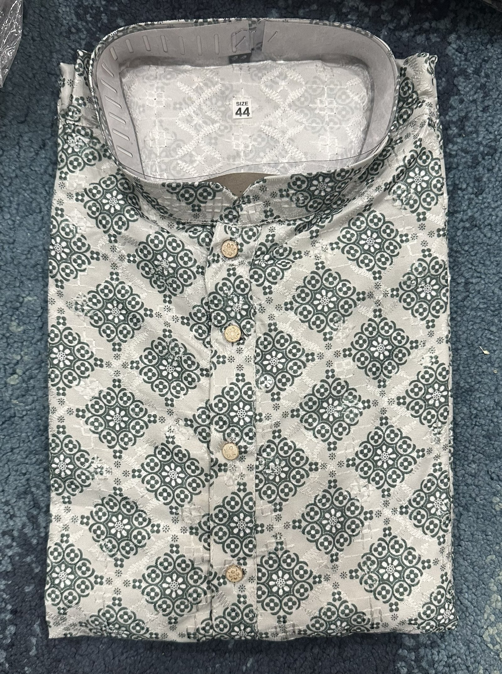 Mehandi Box 2 Printed Kurta - Image 2