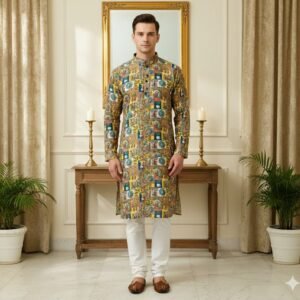 Peacok & Sisters Printed Kurta