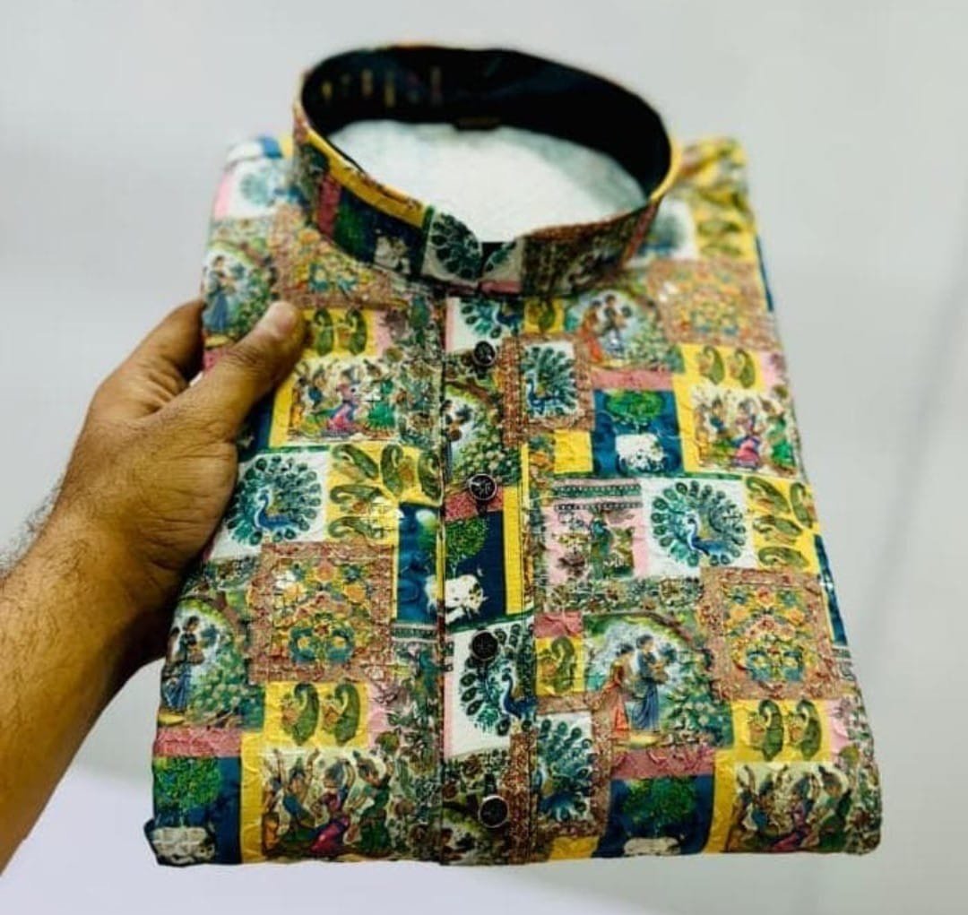 Peacok & Sisters Printed Kurta - Image 2