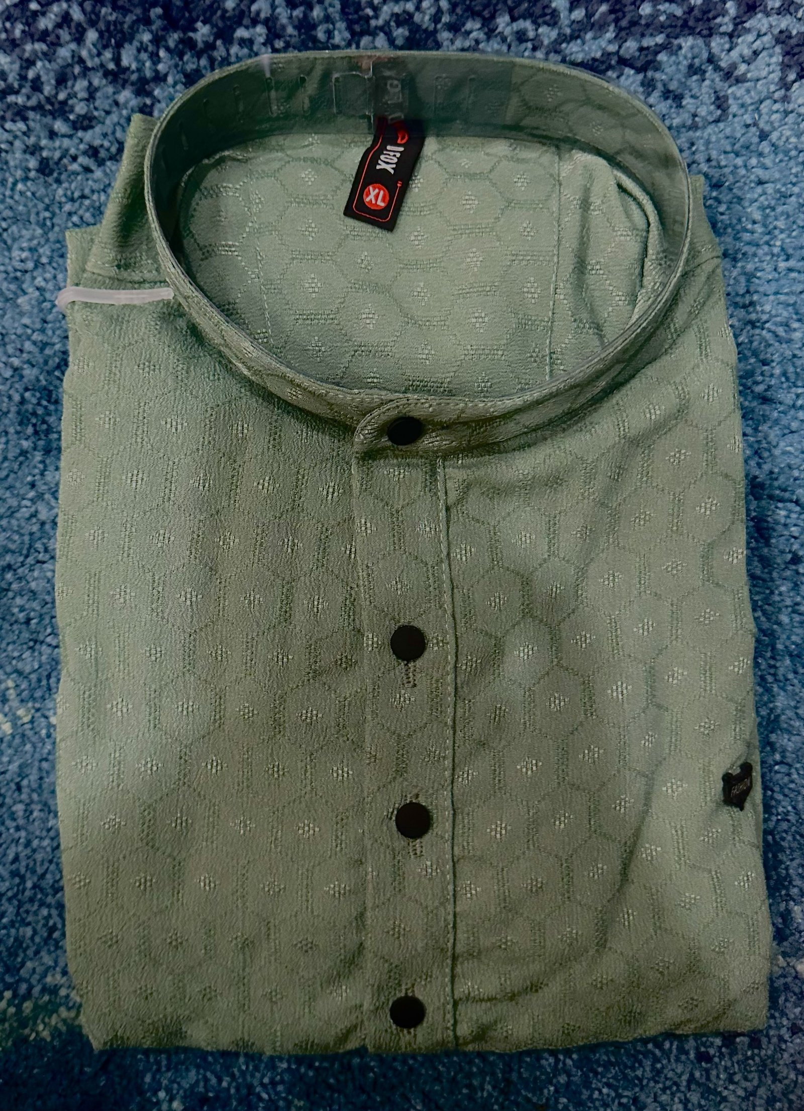 Hexagon Pattern Short Kurta - Image 2
