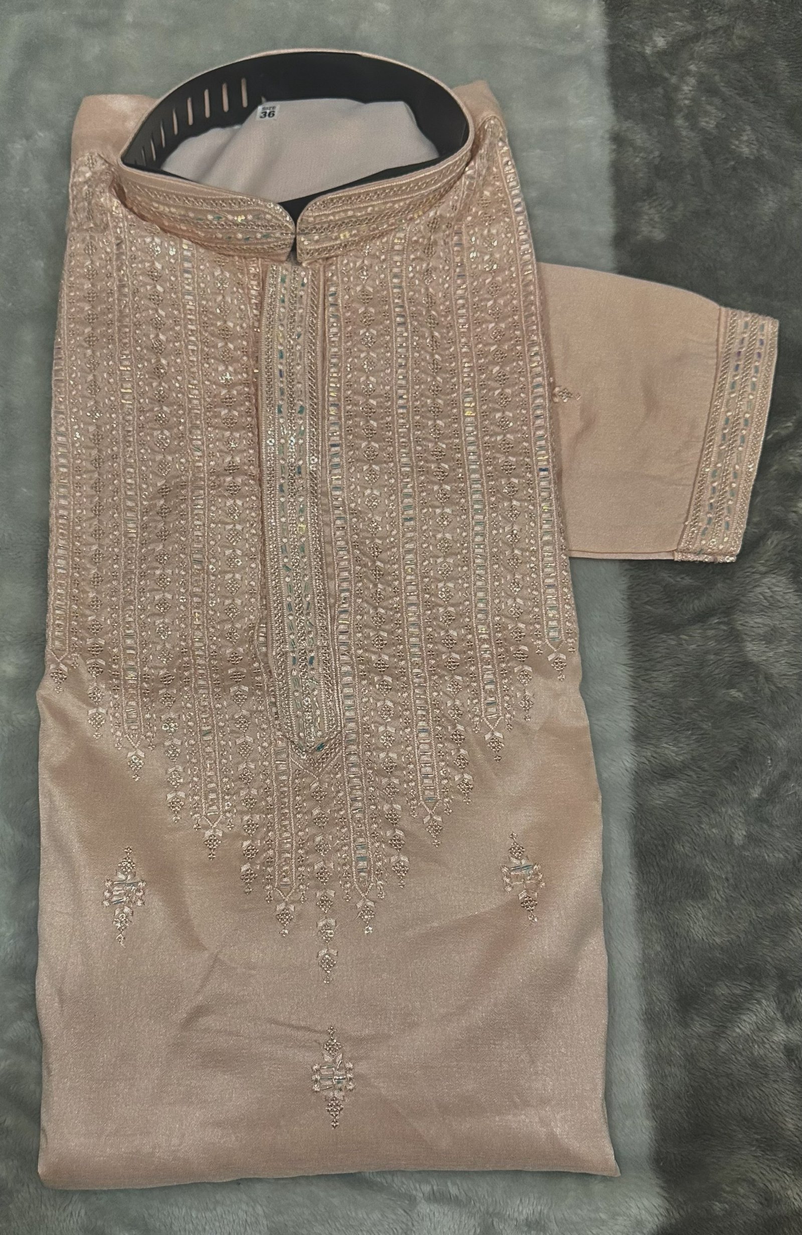 Matrix Yoke Kurta - Image 7
