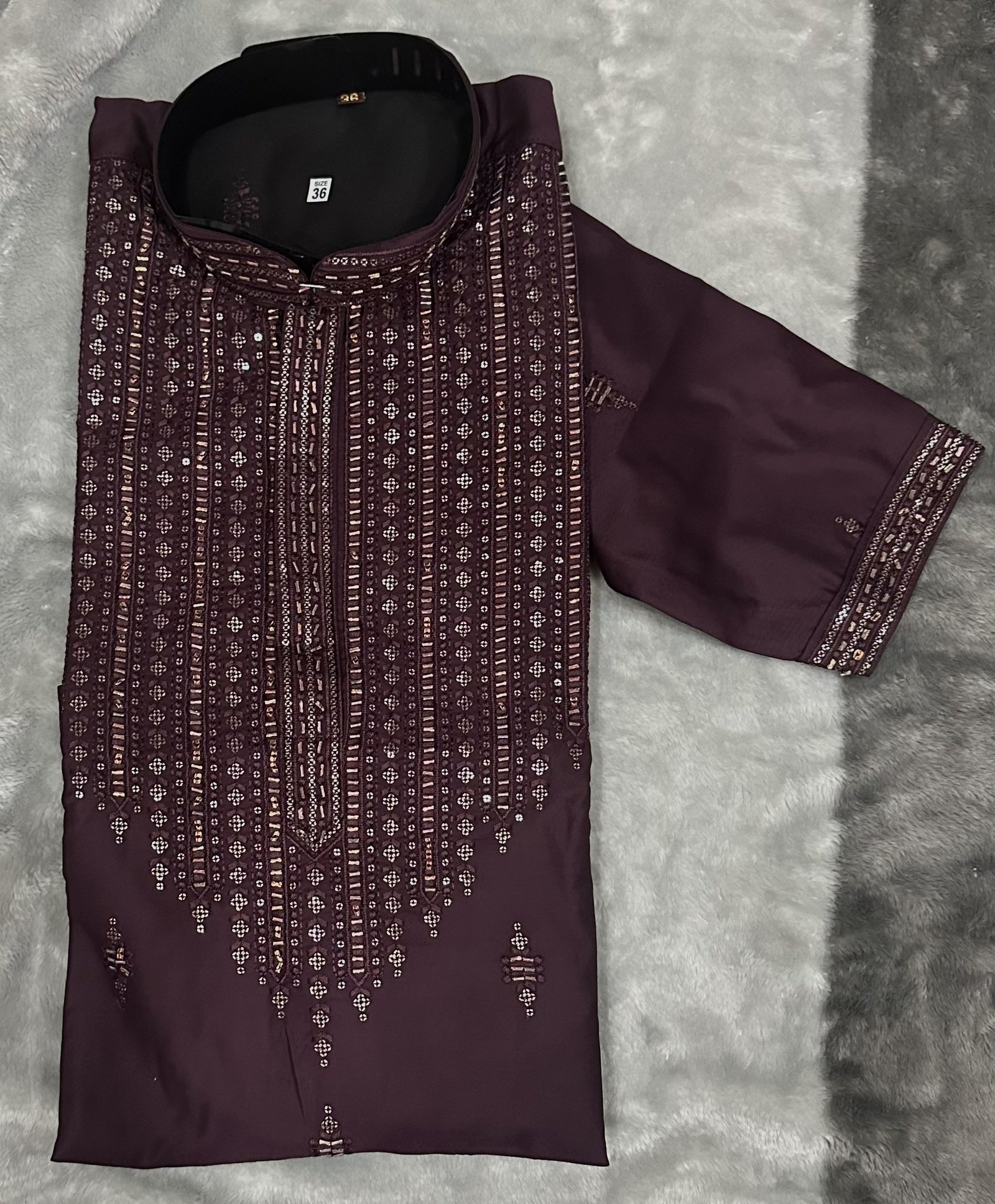 Matrix Yoke Kurta - Image 4